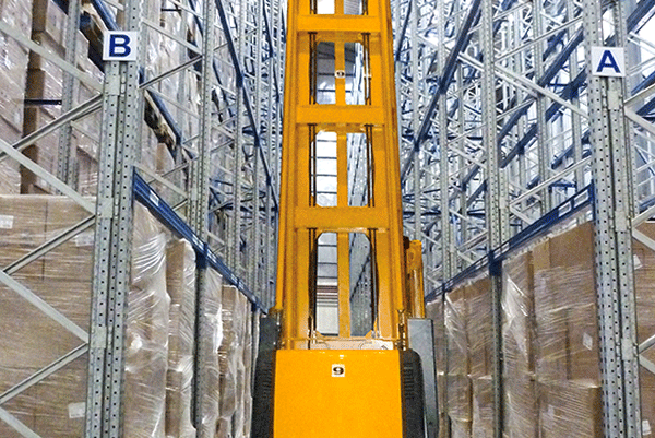 窄巷道（VNA）高架橫梁式托盤貨架