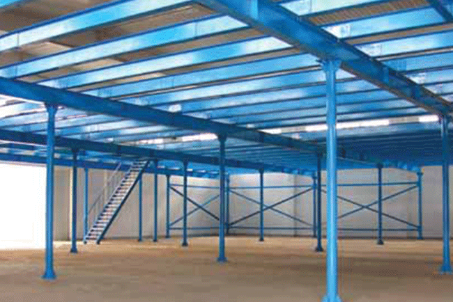 立柱式平台貨架組合