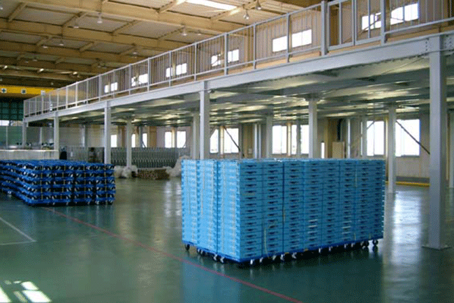 立柱式平台貨架組合（hé）