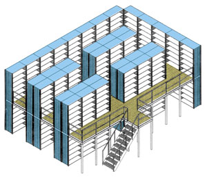 頂（dǐng）層式平台貨架（jià）組合