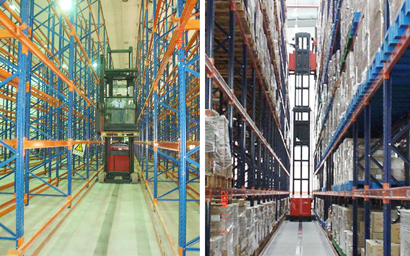 窄巷(xiàng)道重(chóng)型貨架 窄巷道重型貨架